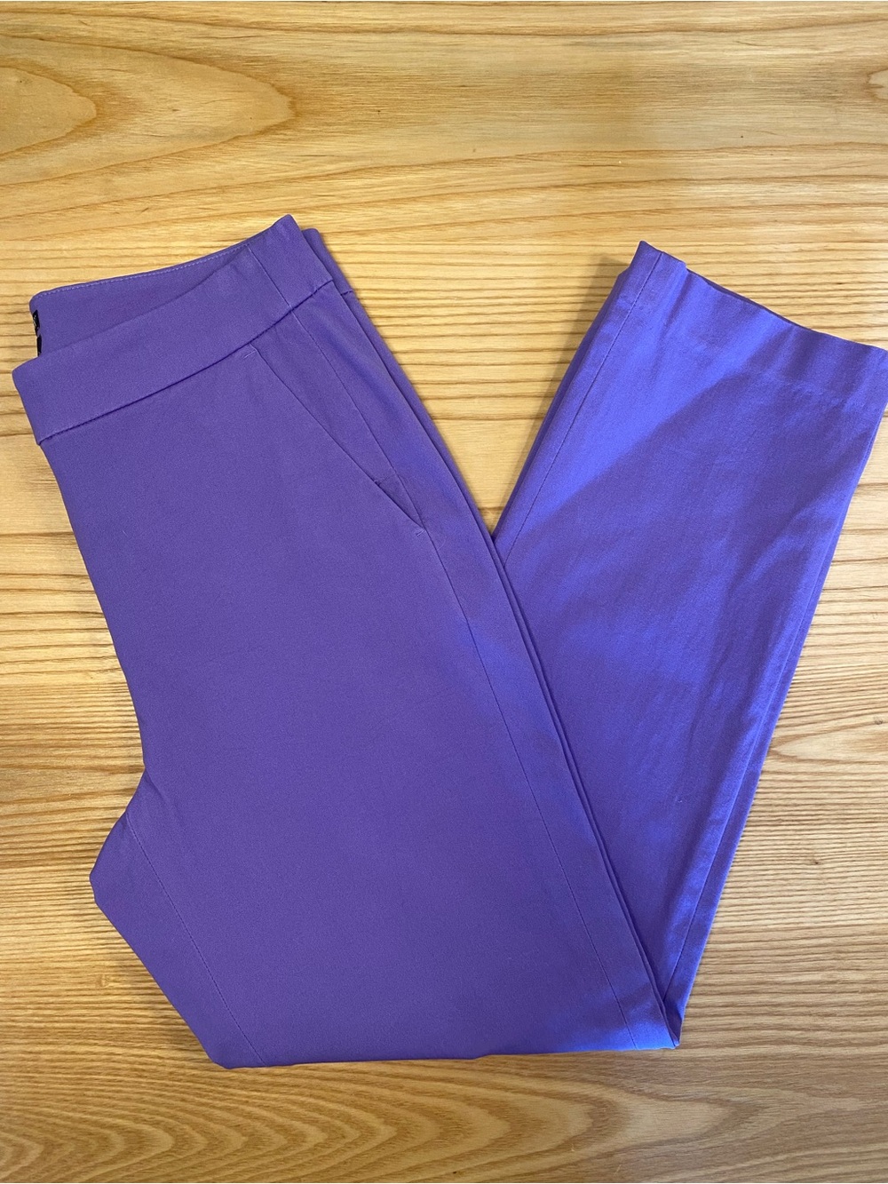 RUC JCREW - Purple Kate Ponte Pants - Size 4US